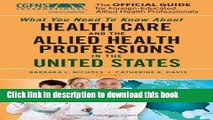 Books The Official Guide for Foreign-Educated Allied Health Professionals: What you need to Know