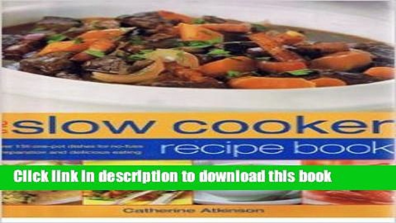 Books THE SLOW COOKER RECIPE BOOK Full Download