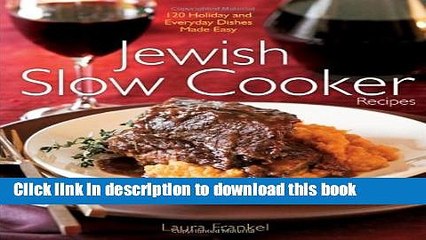Ebook Jewish Slow Cooker Recipes (Hardcover) Full Online