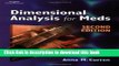 Books Dimensional Analysis for Meds:2nd (Second) edition Full Download