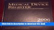 Ebook Medical Device Register: The Official Directory of Medical Manufacturers (Medical Device