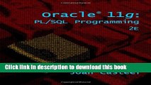 Ebook OracleÂ® 11g: PL/SQL Programming Full Online