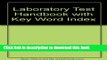 Ebook Laboratory Test Handbook With Key Word Index Full Online
