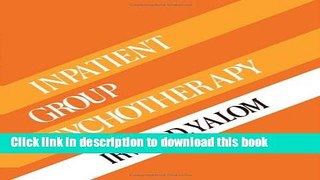 Read Inpatient Group Psychotherapy Ebook Free