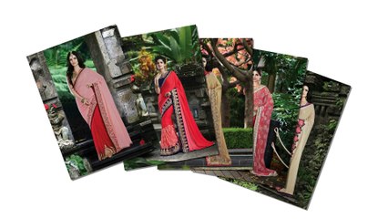 Womansvilla Designer Party wear Saree Online collection- August 2016