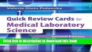 Books Quick Review Cards for Medical Laboratory Science Free Online