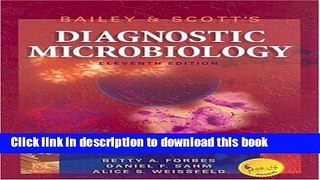 Ebook Bailey   Scott s Diagnostic Microbiology, 11e Free Online