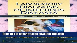 Ebook Laboratory Diagnosis of Infectious Diseases: Essentials of Diagnostic Microbiology Free