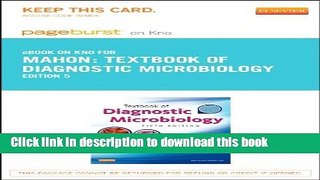 Books Textbook of Diagnostic Microbiology - Elsevier eBook on Intel Education Study (Retail Access