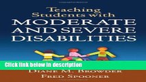 Ebook Teaching Students with Moderate and Severe Disabilities Free Online