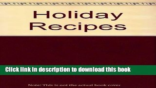 Books Holiday Recipes Free Online