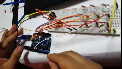 Simulación de Dados en juegos de led's con arduino