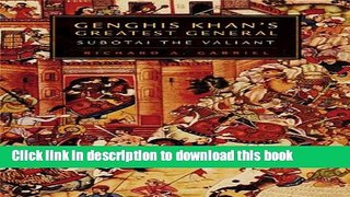 Books Genghis Khanâ€™s Greatest General: Subotai the Valiant Full Online
