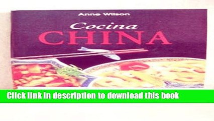 Ebook Cocina China (Spanish Edition) Full Online