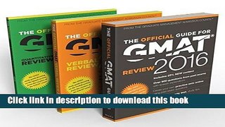 Books GMAT 2016 Official Guide Bundle Free Online