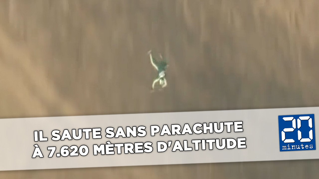 Luke Aikins saute sans parachute à 7.620 mètres d'altitude