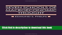 [Read PDF] Seven Schools of Macroeconomic Thought: The Arne Ryde Memorial Lectures (Ryde Lectures)