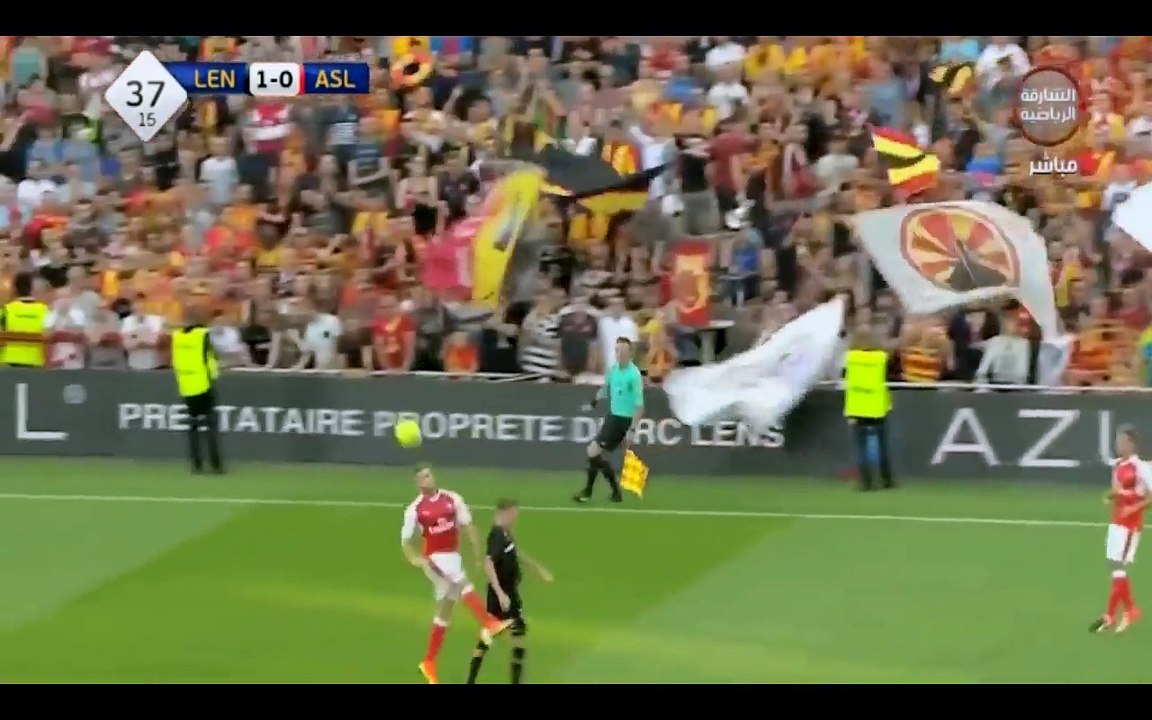 اهداف مباراة ارسنال ولانس 1-1 شاشة كاملة l تعليق راشد عبدالرحمن ( مباراة ودية ) HD