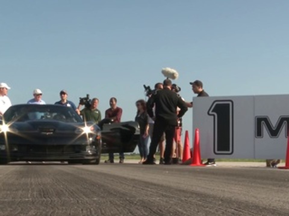 Voiture électrique la plus rapide : 305km/h par un Corvette ! Record du monde