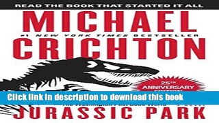 Books Jurassic Park: A Novel Free Online