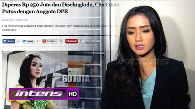 Ditipu, Cita Citata Putus Cinta dengan Amri? - Intens 01 Agustus 2016