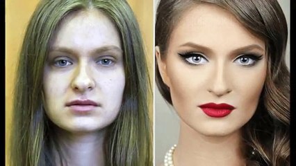 Le trasformazioni di alcune modelle. Ecco le foto prima e dopo il make-up: