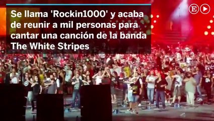 Mil personas cantan un tema de White Stripes