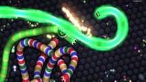 Slither.io The Hulk Super Hero With Angry Birds Skin Hunting Giant Snake! (Slitherio Best Moments)