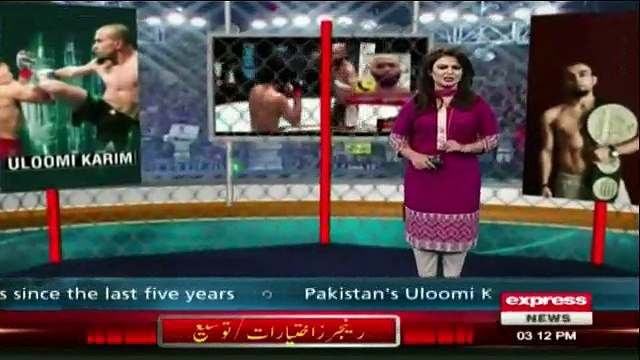 Pakistani Boxer Uloomi Karim defeats Indian Boxer in Mixed Martial Arts Fight , dedicates his victory to Kashmir