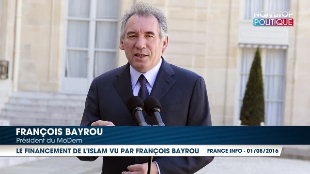 François Bayrou propose la création d'une taxe halal pour financer l'islam