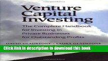 Ebook Venture Capital Investing: The Complete Handbook for Investing in Private Businesses for