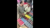Shopkeeper Secretly Teasing An Old Women Of His Mother's Age