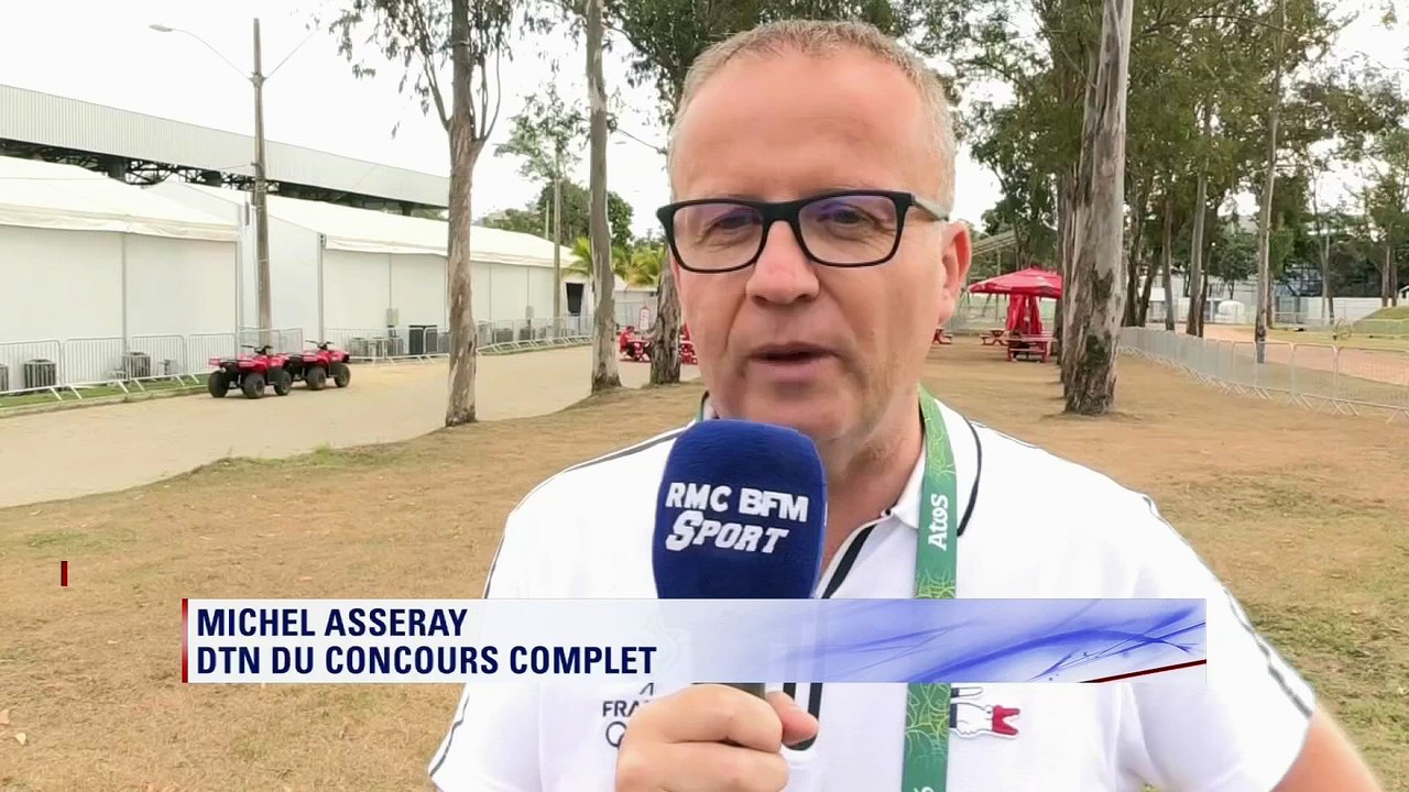 JO - Les chevaux de l'équipe de France d'équita...