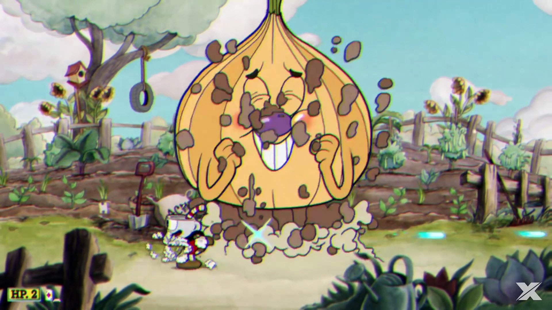 ⁣Cuphead - Gameplay - Tutorial, negozio, boss battle e livelli platform