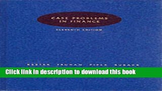 Ebook Case Problems in Finance Free Download