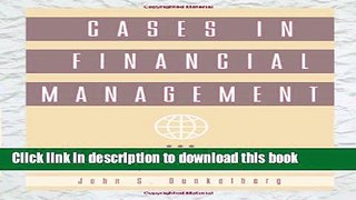Ebook Cases in Financial Management Full Online