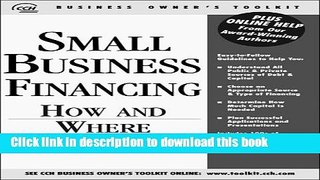 Books Small Business Financing: How and Where to Get It Full Online