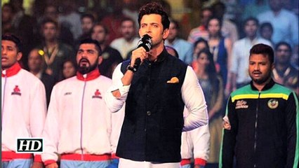 Watch Hrithik Roshan croons National Anthem at Pro Kabaddi League