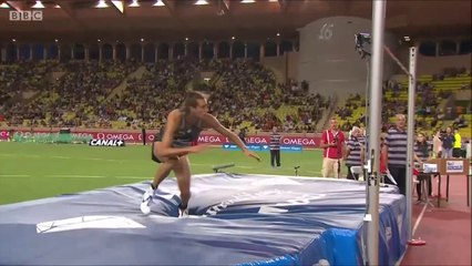 saut en hauteur H - DL Monaco, 15 juillet 2016 (NR à 2m39 et blessure pour Tamberi)