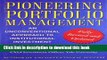 [PDF] Pioneering Portfolio Management: An Unconventional Approach to Institutional Investment,