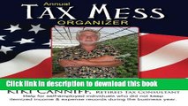 Books Annual Tax Mess Organizer For The Cannabis/Marijuana Industry: Help for self-employed