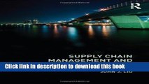 Books Supply Chain Management and Transport Logistics Full Online