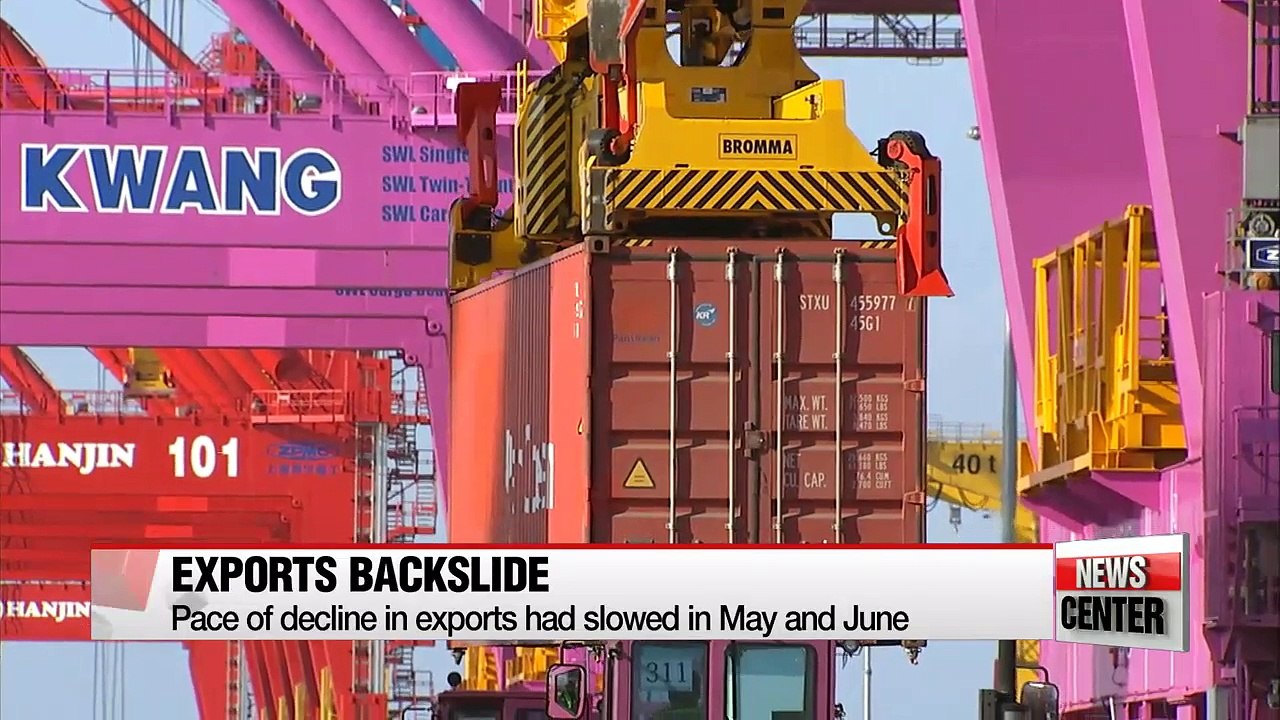 Korea's exports down 10.2% y/y in July