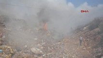 Bodrum'da Çöplük Alanda Yangın Kontrol Altında
