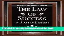 Ebook The Law of Success: In Sixteen Lessons- 2 Volume Set Full Online