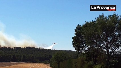 Feu à Eguilles : 40 hectares brûlés