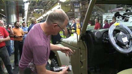 Jeep Wrangler 75th Salute Concept Rolls Off Line at Toledo Assembly Complex