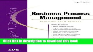 Books Business Process Management: Profiting From Process Free Online