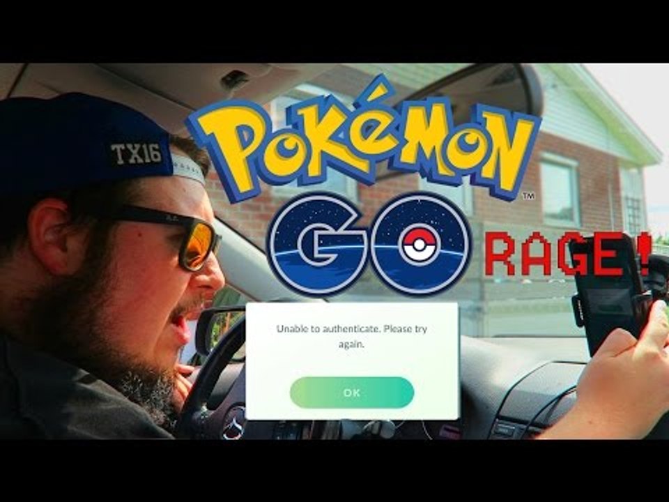 Man Rages Over Pokemon Go Server Issues