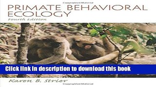 Ebook Primate Behavioral Ecology Free Online